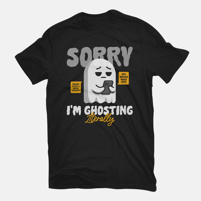 Literally Ghosting You-Unisex-Basic-Tee-Herk Up Tees