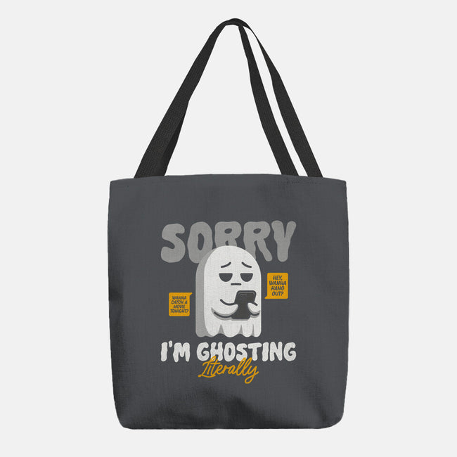 Literally Ghosting You-None-Basic Tote-Bag-Herk Up Tees