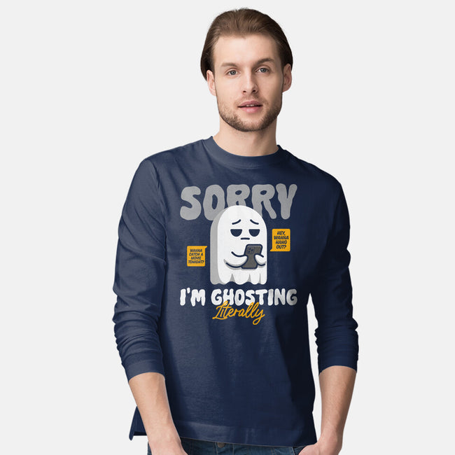 Literally Ghosting You-Mens-Long Sleeved-Tee-Herk Up Tees