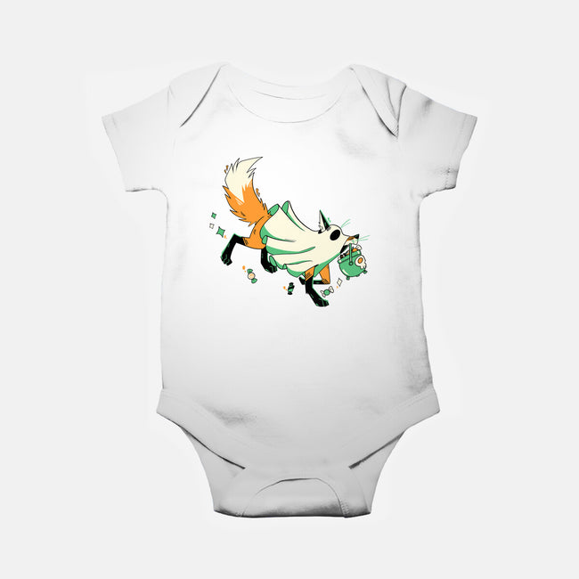 Fox Ghost-Baby-Basic-Onesie-GloamingFoxes