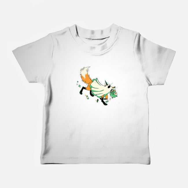 Fox Ghost-Baby-Basic-Tee-GloamingFoxes