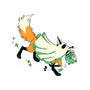 Fox Ghost-None-Fleece-Blanket-GloamingFoxes