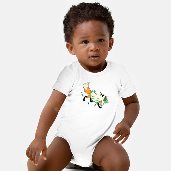 Fox Ghost-Baby-Basic-Onesie-GloamingFoxes