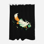 Fox Ghost-None-Polyester-Shower Curtain-GloamingFoxes