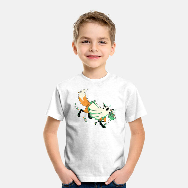 Fox Ghost-Youth-Basic-Tee-GloamingFoxes