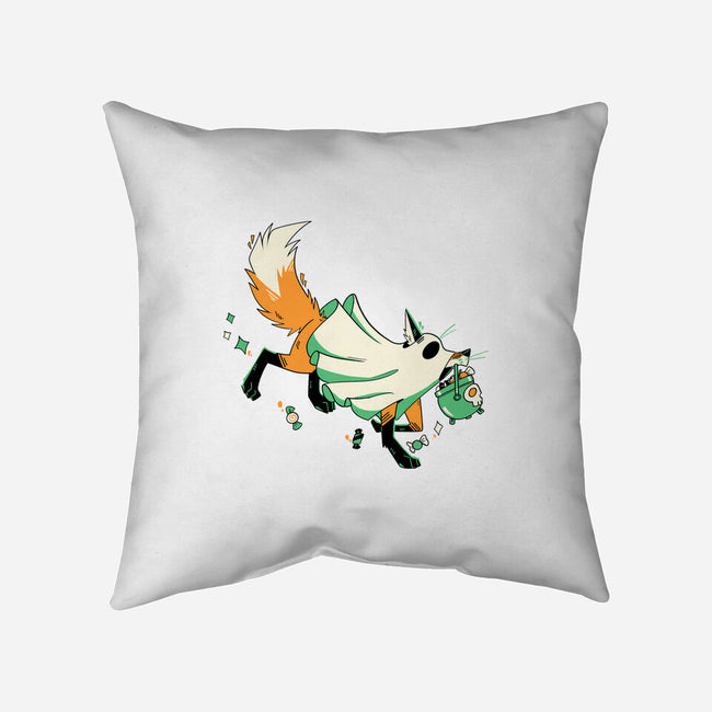 Fox Ghost-None-Removable Cover w Insert-Throw Pillow-GloamingFoxes