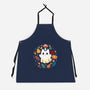 Kitten Ghost Autumn-Unisex-Kitchen-Apron-Vallina84