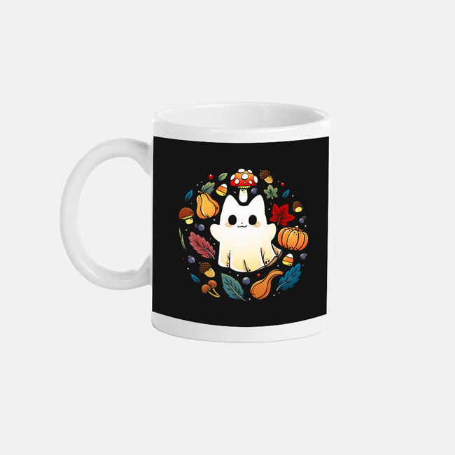 Kitten Ghost Autumn-None-Mug-Drinkware-Vallina84