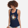 Kitten Ghost Autumn-Womens-Racerback-Tank-Vallina84