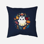 Kitten Ghost Autumn-None-Removable Cover w Insert-Throw Pillow-Vallina84