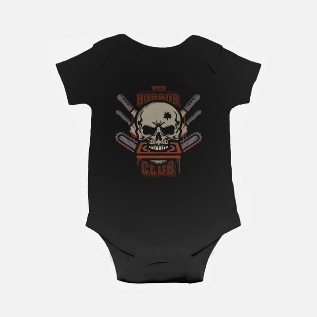 VHS Horror Club-Baby-Basic-Onesie-jrberger