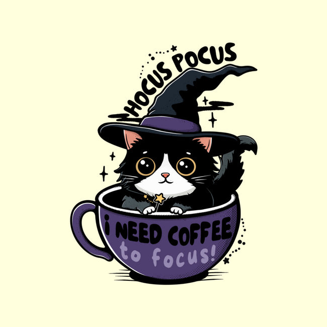 I Need Coffee To Focus-None-Glossy-Sticker-Trendlory