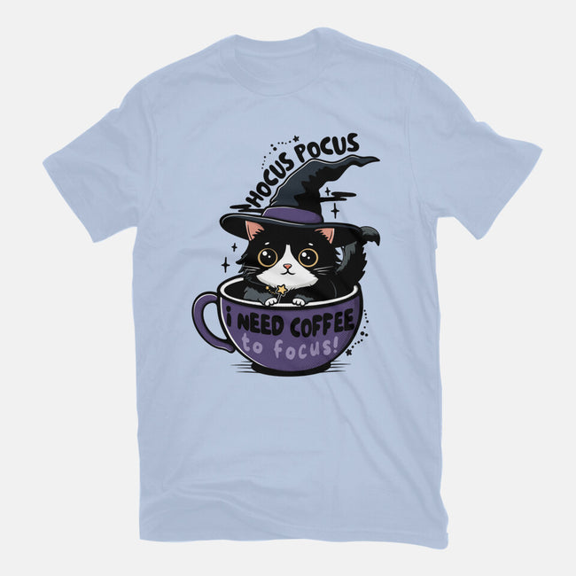 I Need Coffee To Focus-Mens-Premium-Tee-Trendlory