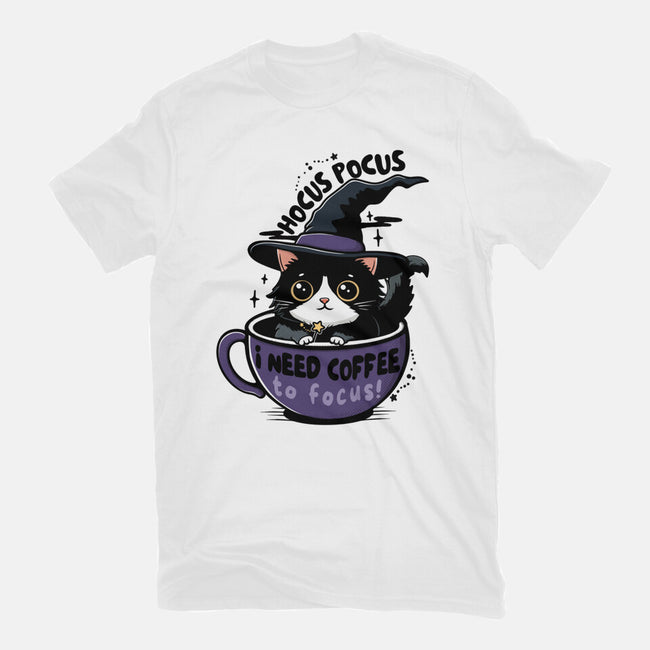 I Need Coffee To Focus-Mens-Premium-Tee-Trendlory