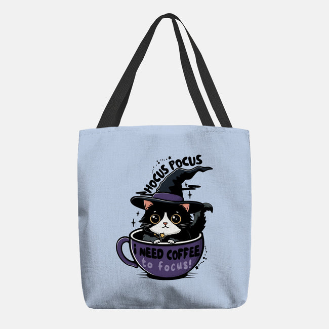 I Need Coffee To Focus-None-Basic Tote-Bag-Trendlory