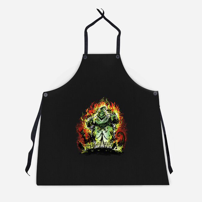 Oogie Balrog-Unisex-Kitchen-Apron-zascanauta