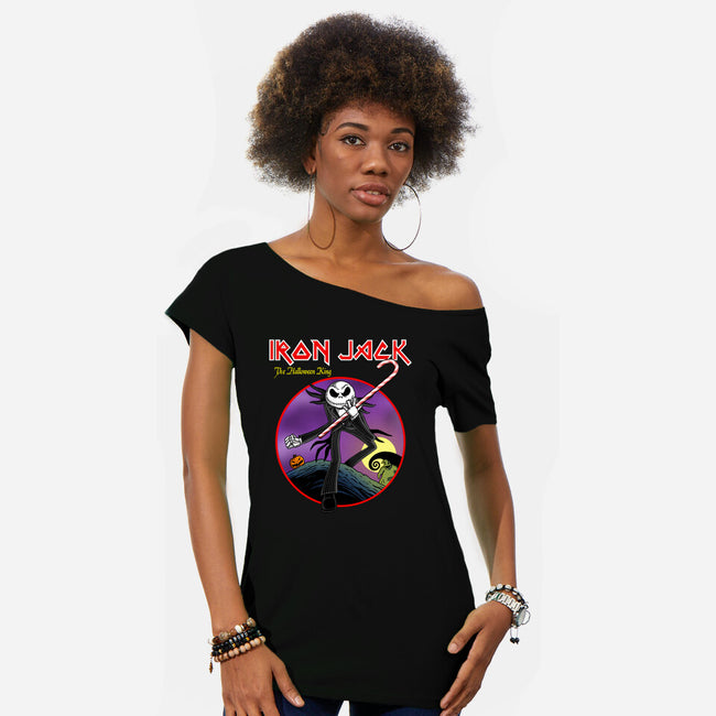 Iron Jack-Womens-Off Shoulder-Tee-Barbadifuoco