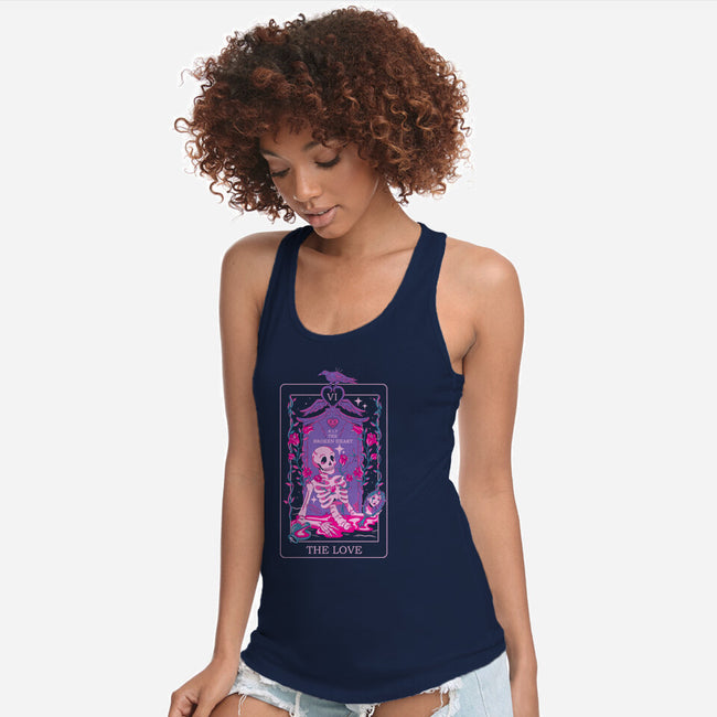 Broken Heart-Womens-Racerback-Tank-yumie