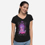 Broken Heart-Womens-V-Neck-Tee-yumie