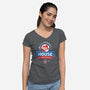 Uncle Freddy's-Womens-V-Neck-Tee-spoilerinc