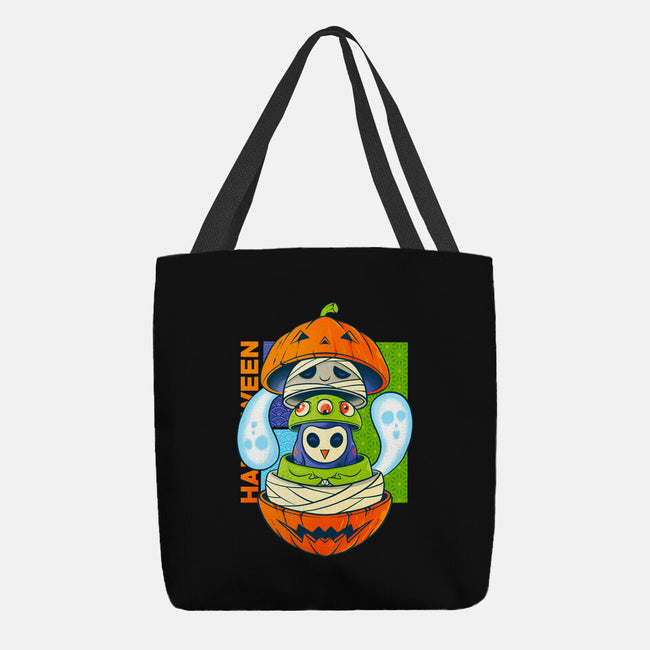 Spooky Doll-None-Basic Tote-Bag-spoilerinc