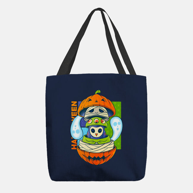 Spooky Doll-None-Basic Tote-Bag-spoilerinc