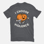 Pumpkin Violence-Mens-Basic-Tee-Melonseta