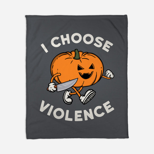 Pumpkin Violence-None-Fleece-Blanket-Melonseta