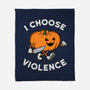 Pumpkin Violence-None-Fleece-Blanket-Melonseta