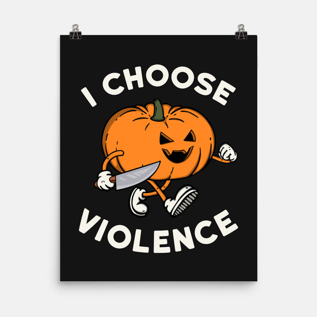 Pumpkin Violence-None-Matte-Poster-Melonseta