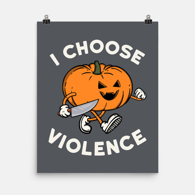 Pumpkin Violence-None-Matte-Poster-Melonseta