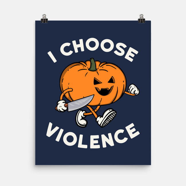 Pumpkin Violence-None-Matte-Poster-Melonseta