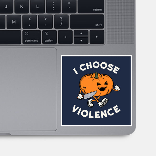 Pumpkin Violence-None-Glossy-Sticker-Melonseta