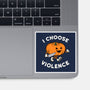 Pumpkin Violence-None-Glossy-Sticker-Melonseta