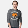 Pumpkin Violence-Mens-Long Sleeved-Tee-Melonseta