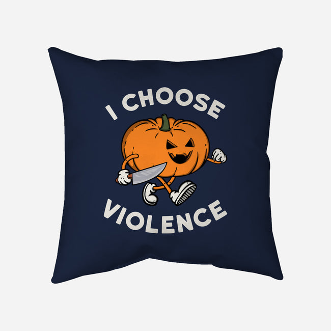 Pumpkin Violence-None-Removable Cover w Insert-Throw Pillow-Melonseta