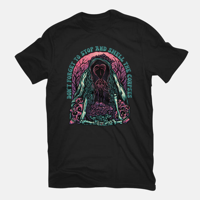 Smell The Corpses-Mens-Basic-Tee-glitchygorilla