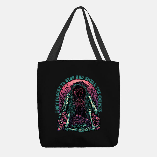 Smell The Corpses-None-Basic Tote-Bag-glitchygorilla