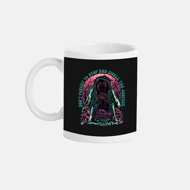 Smell The Corpses-None-Mug-Drinkware-glitchygorilla