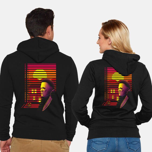 Nostalgia Shape Killer-Unisex-Zip-Up-Sweatshirt-Donnie