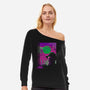 Nostalgia Nightmare-Womens-Off Shoulder-Sweatshirt-Donnie