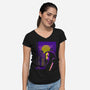 Nostalgia Ghost Killer-Womens-V-Neck-Tee-Donnie