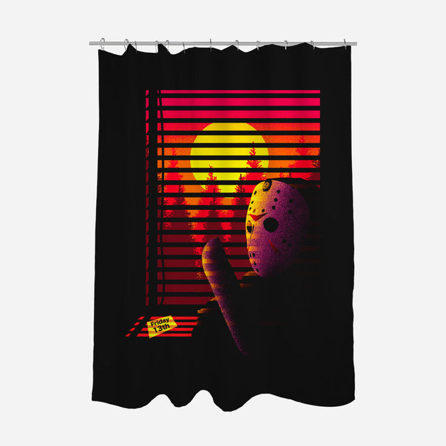 Nostalgia Mask Killer-None-Polyester-Shower Curtain-Donnie