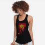 Nostalgia Mask Killer-Womens-Racerback-Tank-Donnie