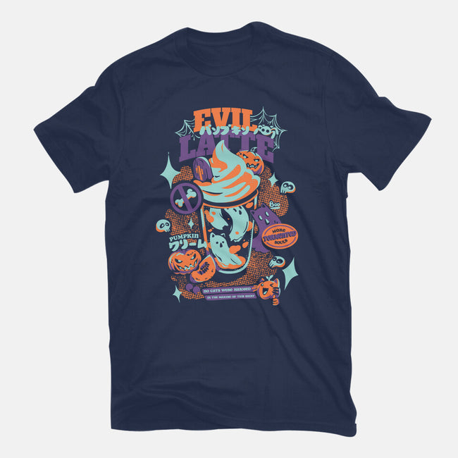 Evil Pumpkin Spice Latte-Womens-Fitted-Tee-Estudio Horta