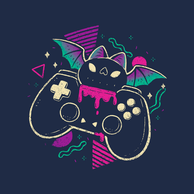 Creepy Cute Gamer Bat-Unisex-Basic-Tee-xMorfina