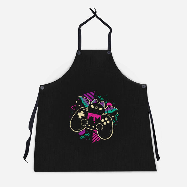 Creepy Cute Gamer Bat-Unisex-Kitchen-Apron-xMorfina