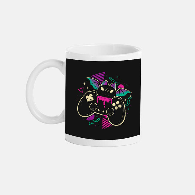 Creepy Cute Gamer Bat-None-Mug-Drinkware-xMorfina