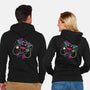 Creepy Cute Gamer Bat-Unisex-Zip-Up-Sweatshirt-xMorfina