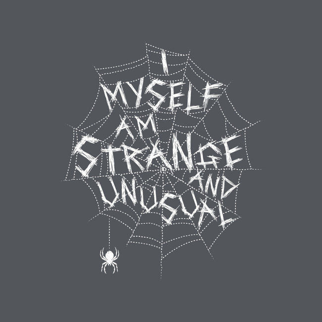 Strange And Unusual Web-Womens-V-Neck-Tee-Nemons